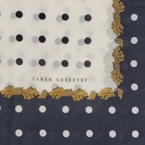 Vintage Sarah Coventry Polka Dot Scarf #2092